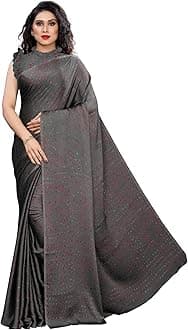 MIRCHI FASHION Women's Designer Chiffon Bandhani Printed Saree with Blouse Piece