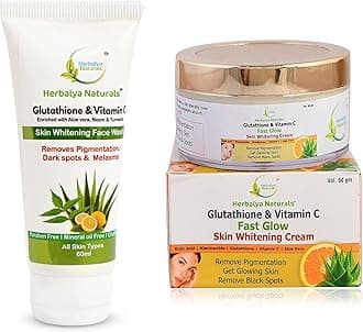 Skin Whitening Cream For All Skin Type With Gluthathione & Vitamin C | Anti-Pollution (110G) (Combo)
