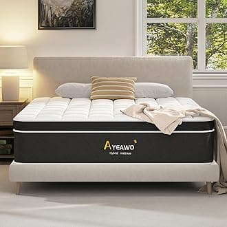King Size Mattress, 14 Inch King Bed with Gel Memory Foam and Pocket Springs, Pressure Relief and Motion Isolation, Hybrid King Size Mattress in a Box, Breathable & Cooling Feel, CertiPUR-US