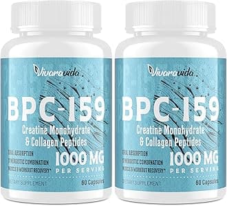 BPC-159 Peptide Capsules 1500mcg - 60 Count (Pack of 2)