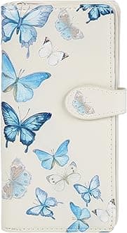 Shagwear Young Ladies Wallet: Butterflies Beige