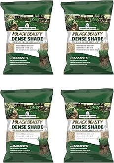 Black Beauty Dense Shade Grass Seed Mix, 25lb (Pack of 4)