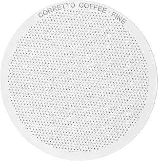 1 Fine Reusable Metal Filter for use in AeroPress Coffee Maker | Upgrade from Paper Filters | Aero press Compatible Accessories