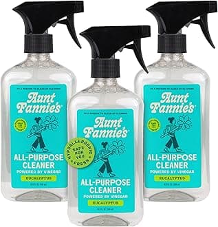 All Purpose Household Cleaner, Multi-surface Spray, Powered by Vinegar for Kitchen, Bath, Windows and Countertops, Eucalyptus Scent (Pack of 3)