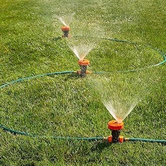 Portable Sprinkler Set with 5 Spray Settings