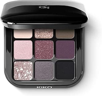 KIKO Milano Glamour Multi Finish Eyeshadow Palette | 9 Eyeshadows In Different Finishes