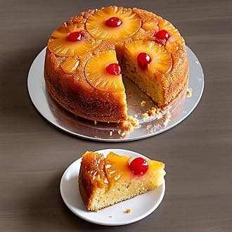 Andy Anand Sugar Free Traditional 9" Pineapple Upside Down Cake, Amazingly De...