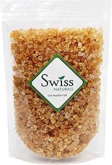 Swiss Naturals Acacia Edible Gum (Babul Gond) 250g | Natural Crystal Gond for Ladoo & Panjiri | High Fiber Ayurvedic Ingredient | Pure & Unprocessed | Resealable Stand-up Pouch