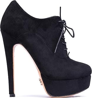 Petit Cadeau Oxford - Women's Trendy & Charming lace up ankle boots featuring 6" Stiletto High Heels & 1.5" Platform. Handmade to perfection.