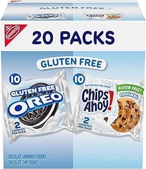 Chocolate Sandwich Cookies & Chips AHOY! Chocolate Chip Cookies Gluten Free Biscuits Variety Pack 20 Snack Packs