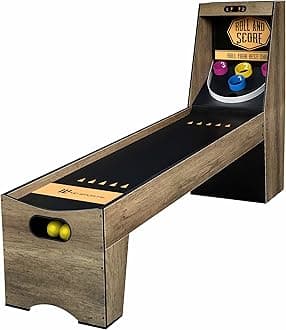 MD Sports 7’ 3” Roll and Score Arcade, Compact Game Ball Table with Electronic Scoring and Ball Return System, Perfect for Family Game Rooms