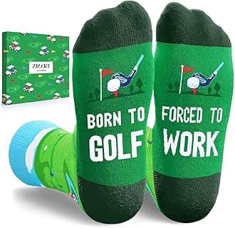 Funny Socks for Men Women - Outdoorsman Gifts for Surfer Camper Golfing Fishing Lovers