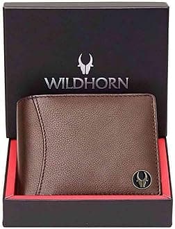 WildHorn Rfid Protected Leather Wallet For Men, Brown
