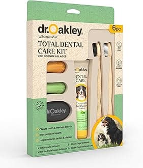 Dr. Oakley Total Minty Fresh Toothpaste, Brushes and Case for Dogs