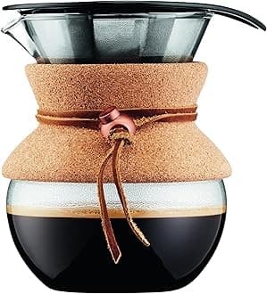 Pour Over Coffee Maker, 17 Ounce, .5 Liter, Cork Band