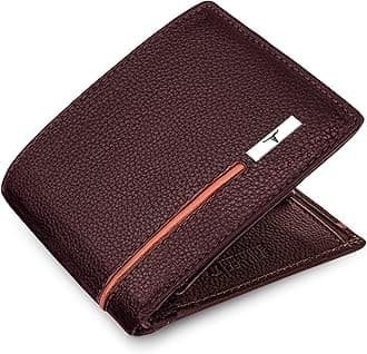 Stag Brown/Papaya Leather Wallet for Men