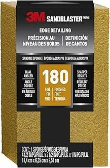 SandBlaster 9564 P150 SandBlaster Fine Dual Angle Sanding Sponge Between Coats -(Pack of 1)