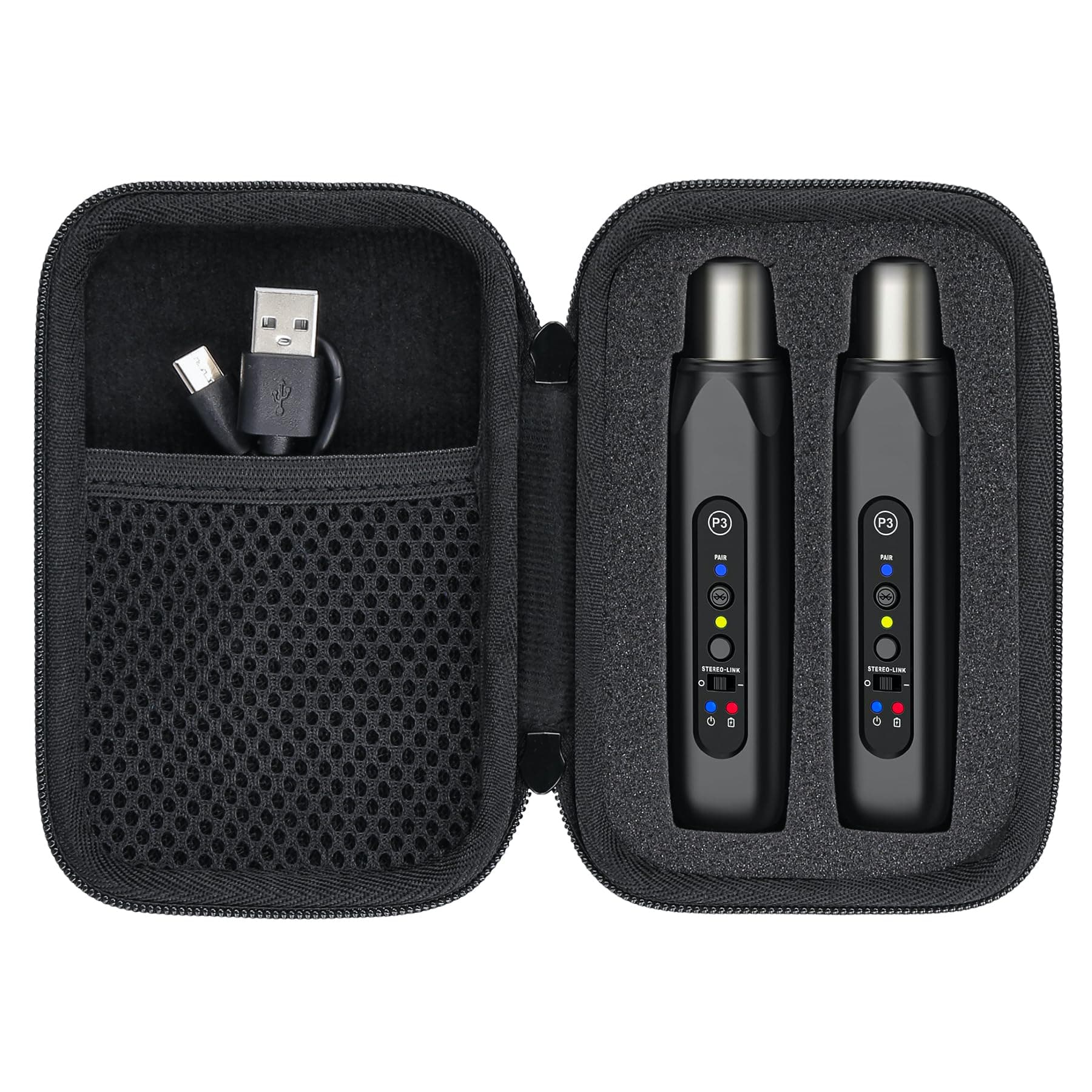 co2CREA Hard Case Compatible with Xvive P3D Wireless XLR Bluetooth Receiver, Case Only