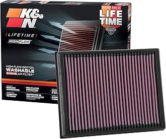 K&N Engine Air Filter: High Performance, Premium, Washable, Replacement Car Air Filter: Compatible With 2015-2019 Ford (Everest, Ranger, Ranger Raptor), 33-3086