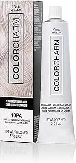COLORCHARM Permanent Cream Hair Dye | Ash Blonde Hair Color | Pearlescent, Milk Tea, Smokey Cool Tones | 100% Gray Coverage | Vegan, Free of Phthalates & Parabens | 2 oz.