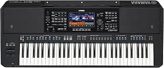 Yamaha PSRSX720 61 Key Arranger Keyboard with Multiple Styles and Voice Assignable Live Control Knob