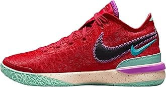 NIKE Lebron NXXT Gen Basketball Shoes (DR8784-600, Track Red/Teal Nebula/Emerald Rise/Black) Size 12
