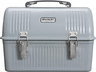 Stanley Classic Lunch Box 10 qt | Vintage Metal Lunchbox | Durable Meal Container with Handle and Latch | Stores Food, Drinks, Thermos, Water Bottle