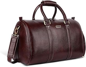 Hammonds Flycatcher Genuine Leather Brown Cabin Size(18") Travel Duffle for Men