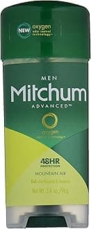 Mitchum Advanced Gel Anti-Perspirant & Deodorant, Mountain Air, 3.4 Ounce (Pack of 4)