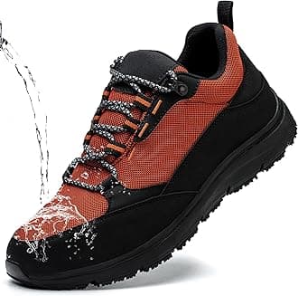 ulogu Steel Toe Shoes for Men Women Waterproof Comfy Non Slip Safety Work Sneakers