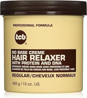 TCB No Base Creme Hair Relaxer, Regular, 425 gm
