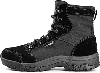 Men's Tactical Hiking Boots 6 Inches Lightweight Breathable Work Boots Military Desert Boots(Black 11)