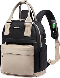 Mini Backpack for Women Stylish Waterproof Backpack Purse with USB Port, Cute Daypack for College Travel Party