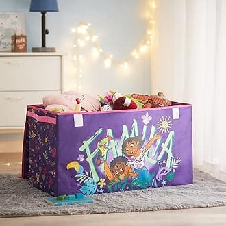 Idea Nuova Disney Encanto Collapsible Children’s Toy Storage Trunk, Durable with Lid