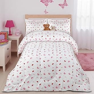 Utopia Bedding All Season Butterfly Comforter Set with 2 Pillow Cases, 3 Piece Soft Brushed Microfiber Kids Bedding Set for Boys/Girls, Machine Washable (Twin)