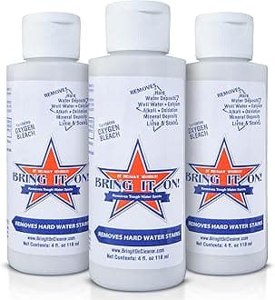 Bring It On Cleaner 4 Ounce x 3 | Shower Door Cleaner | Glass and Hard Surface Water Spot Remover