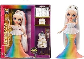 Fantastic Fashion Amaya Raine – Rainbow 11” Fashion Doll and Playset with 2 Complete Doll Outfits, and Fashion Play Accessories, Great Gift for Kids 4-12 Years Old