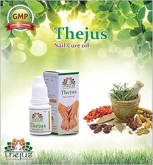 - Thejus Nail cure oil : Restore Damaged Nails, Fight Fungal Infections, 100% Ayurvedic , Nail infection treatment oil, Moisturize and condition the nails.Nail serum for nail repair, fungal infection, anti-infective removal | Helps to strengthen and beautify nails.