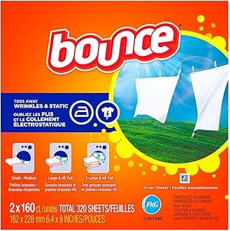 Bounce Fabric Softener Dryer Sheet Outdoor Fresh (2 x 160 Count)
