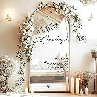 Welcome to Our Wedding Signs Decals You Look Incredible Weddings Welcomes Sign Selfie Mirror Decals for Weddings Party Supplies Welcomes Mirror Stickers for Wedding Reception Decor