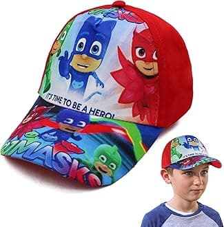 VRITRAZ Printed Kids Baseball Cap for Boys & Girls | Multiple Design Patterns | Casual Cap (4–10 Years)