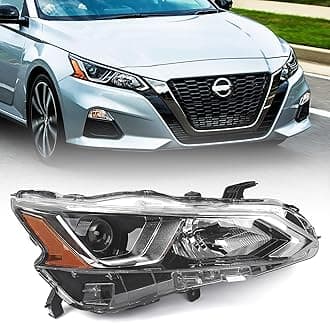 Huray Halogen Headlight Assembly Fit for Nissan Altima 2019-2022 RH Projector Headlamp w/o Bulbs OE Style Replacement for NI2503265 Right Passenger Side