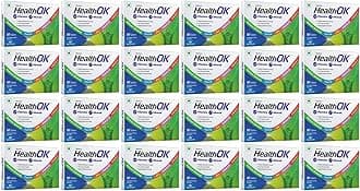 Health OK Natural Ginseng, Taurine power, Daily Energy, alertness, Vitamin D, C & multivitamins minerals, for Overall Health, 10 Tablets x Pack of 24