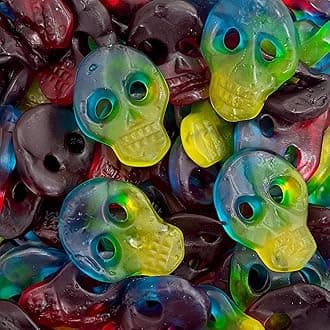 Fruit Jelly Skulls 500g Share Bag by The Gourmet Sweet Company