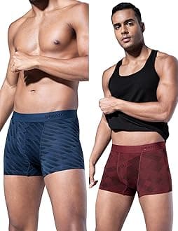 Men's Regular Fit Supima Modal Solid Trunks Pack of 3 | Men's Underwear, Trunks for Men, Underwear for Men, Boxer Underwear for Men, Stretchy Fabric, Anti-bacterial and Microfibre Waistband