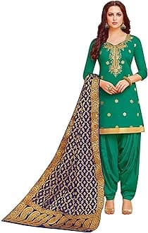 Women's Wear Heavy Silk Punjabi Shalwar Kameez Patiyala Suits Indian Pakistani Fancy Dress