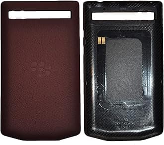 Porsche Design Leather Battery Door Cover Blue Green For P9983 Porsche Design Blackberry P'9983 Green ; Blue