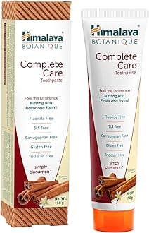 Botanique Complete Care Toothpaste - Simply Cinnamon, Bad Breath Treatment, 150 g (Pack of 1)