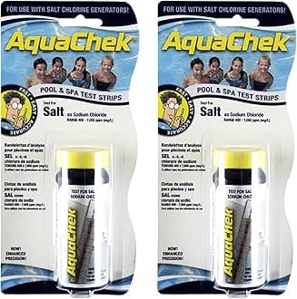 AquaChek 561141-02 Salt Water Test Strips for Swimming Pools, 10-Count, 2-Pack