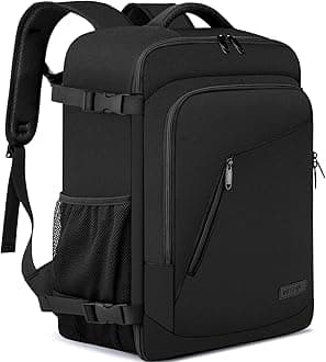Cabin Bag 45x36x20 for Easyjet Underseat 30L Travel Hand Luggage Backpack Carry-ons Bag Hand Luggage Bag Travel Rucksack Cabin Size Cabin Luggage Bags Fit 15.6Inch Laptop with USB Charging Port-Black